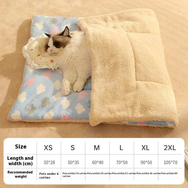 Warm Cat Mat Sleeping Blanket Stepping On Milk Cushion