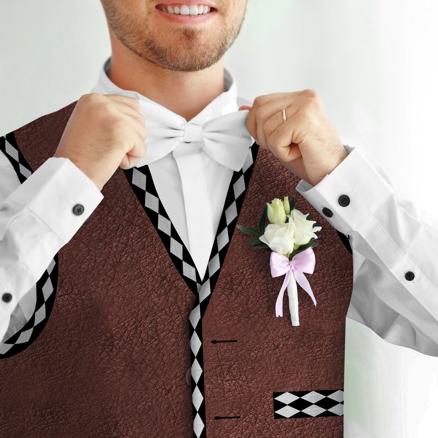 Warriors Biker - Novelty Costume Fancy Dress Waistcoat ( 4 sizes available )