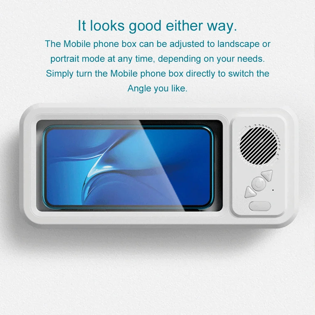 Waterproof Bluetooth Box Shower Speaker 360° Rotation