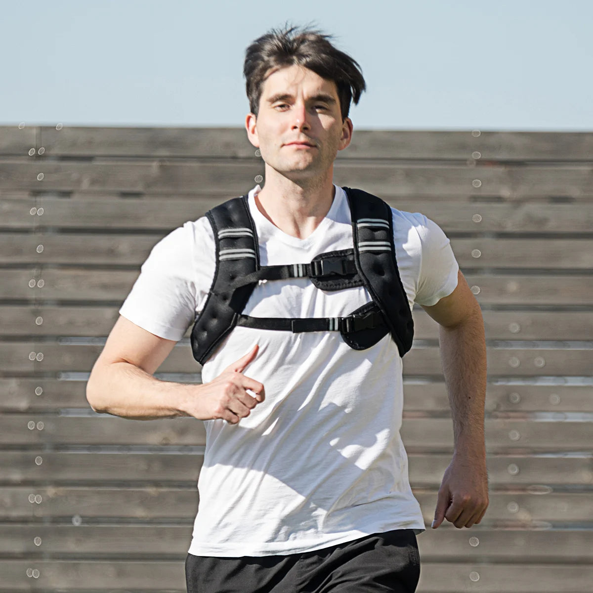 Weighted Vest 5 kg with Reflective Stripe and Adjustable Strap