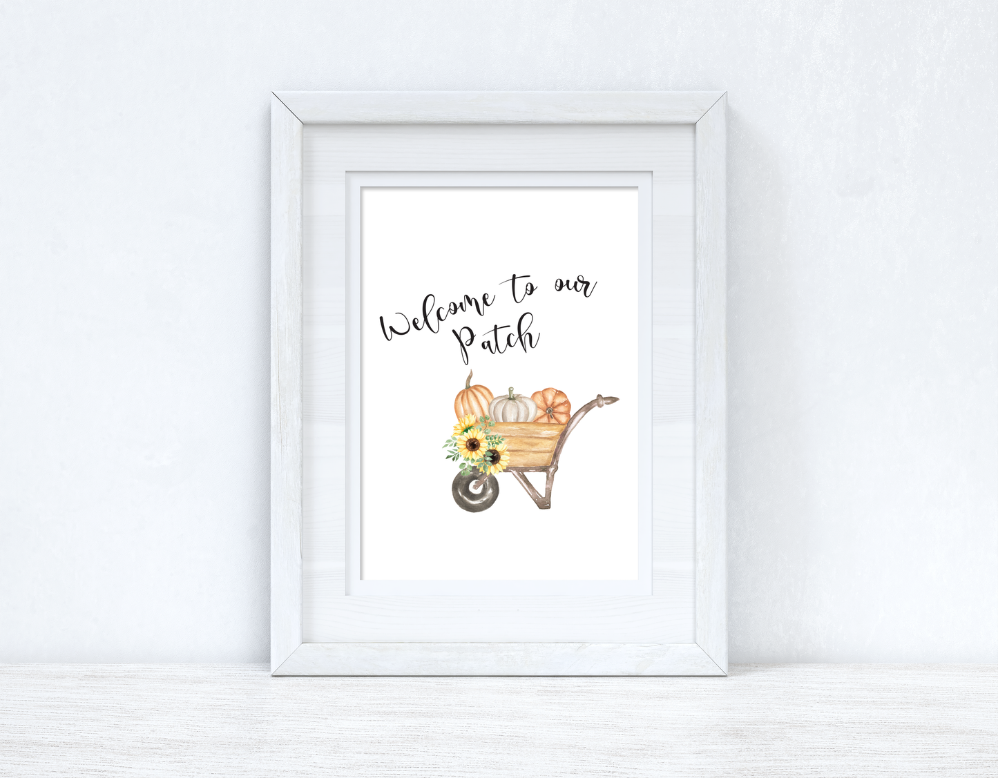 Welcome To Our Patch New Autumn Seasonal Wall Home Decor Print