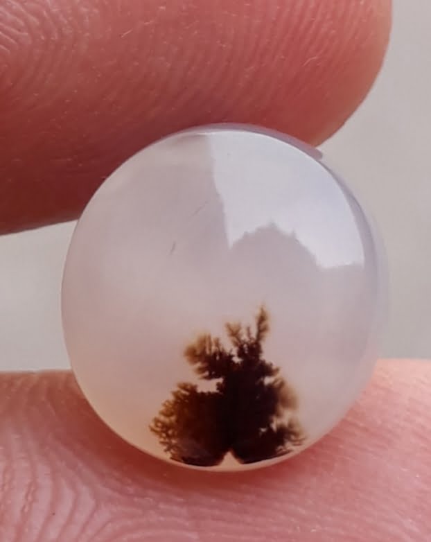 5.1ct Natural Dendritic Agate - Shajri Aqeeq