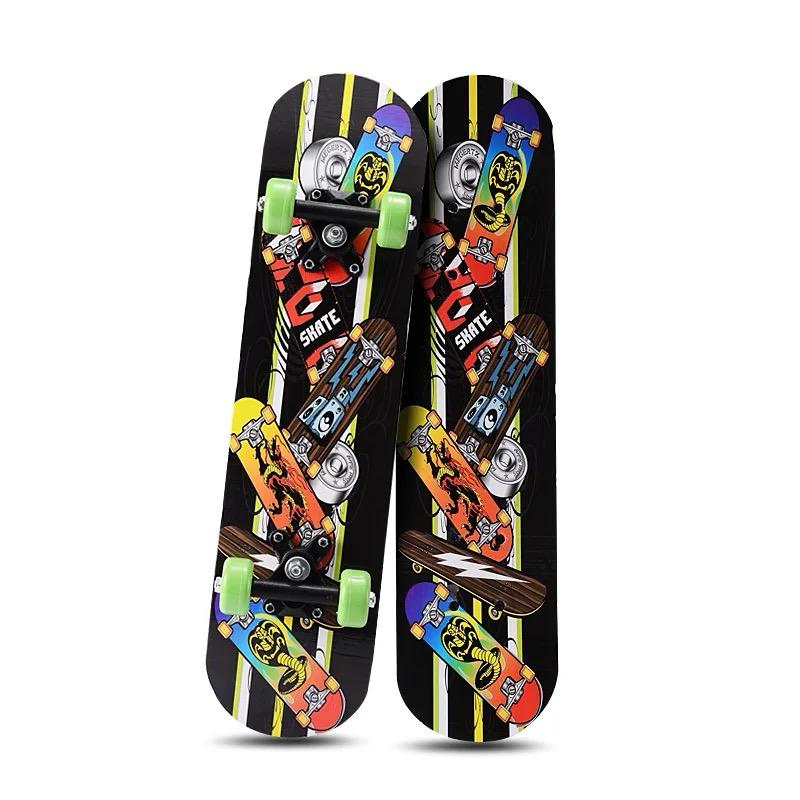 80cm WOODEN SKATE BOARD, MIX DESIGNS