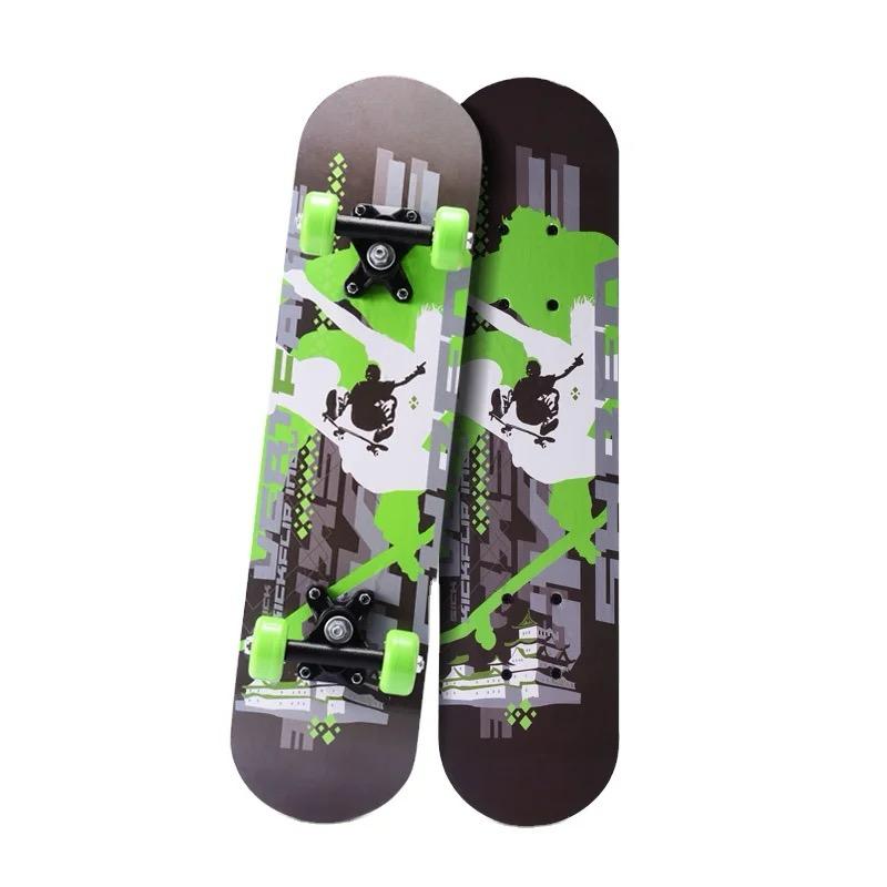 80cm WOODEN SKATE BOARD, MIX DESIGNS