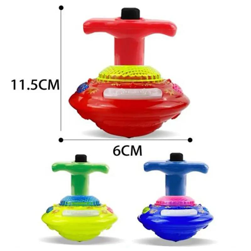 Spinning Tops with light & music. 12pcs