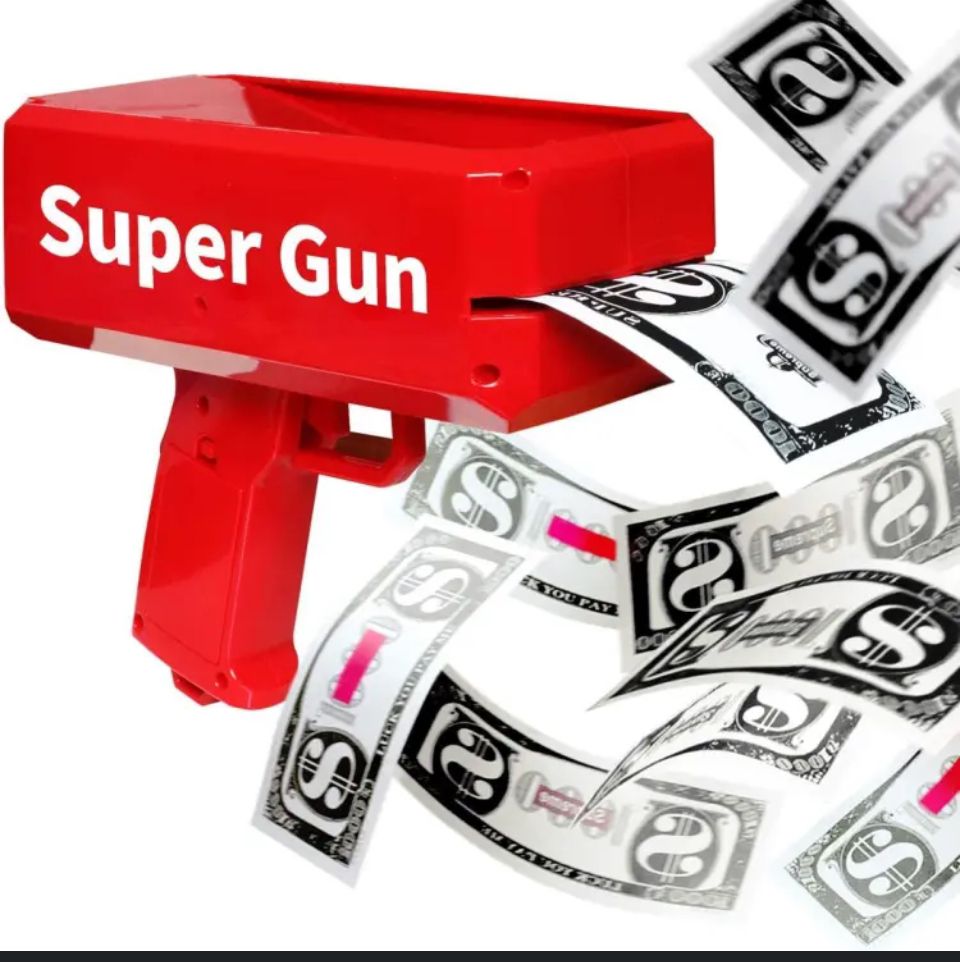 Super money spray gun big red 85109