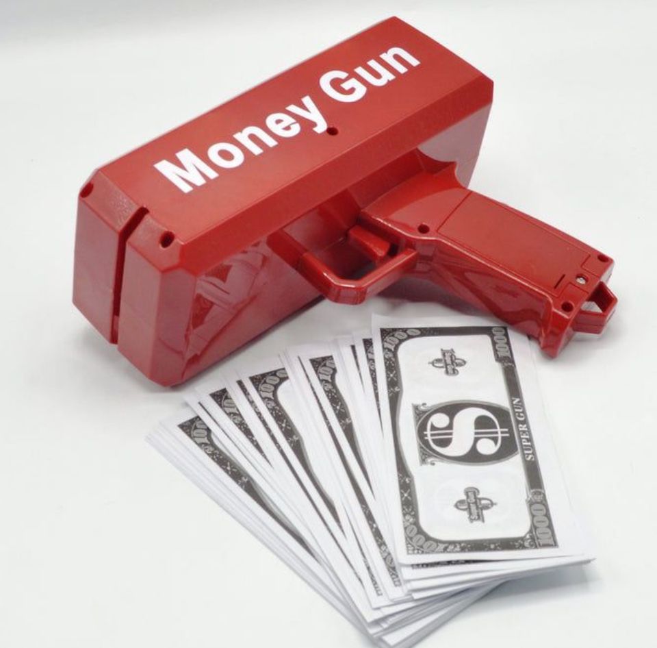Super money spray gun big red 85109