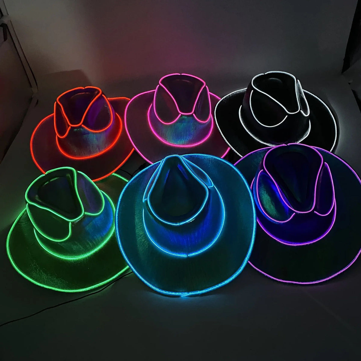 light up cowboy hats Luminous hat