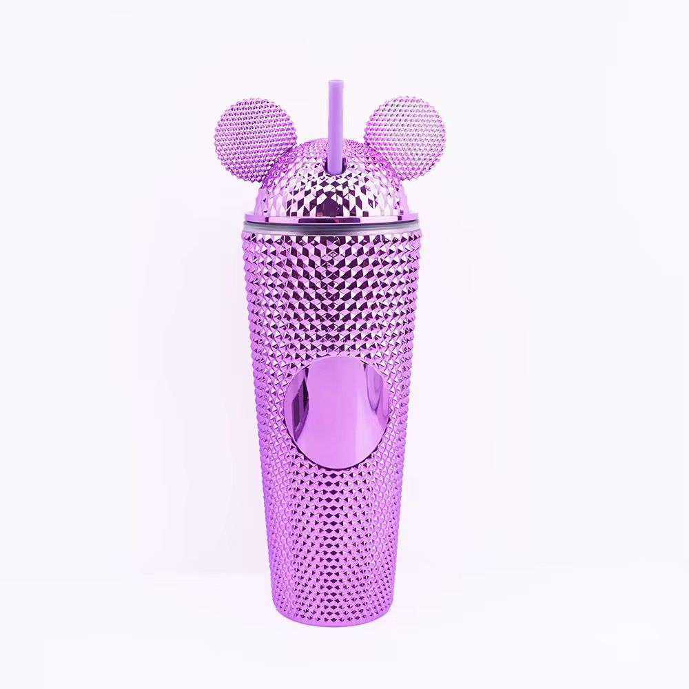 650ml Electroplated Durian Mouse Lid Electroplated Durian Cup