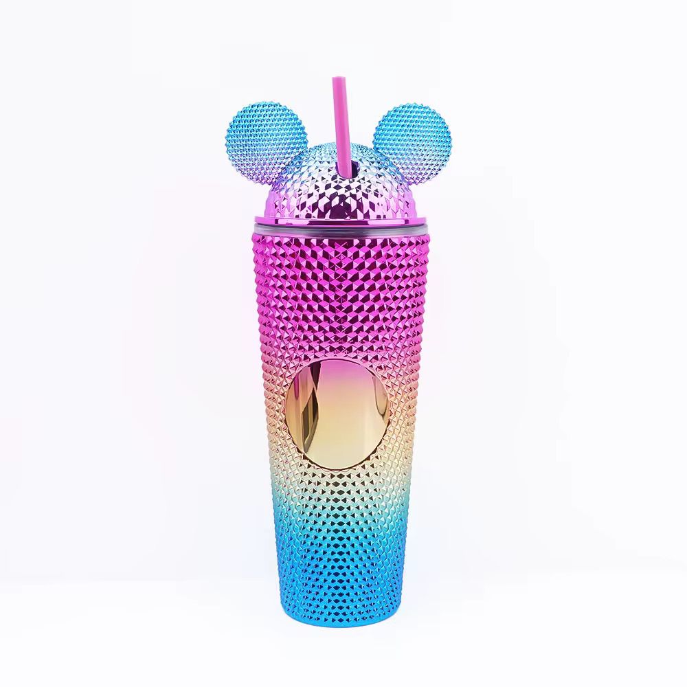 650ml Electroplated Durian Mouse Lid Electroplated Durian Cup