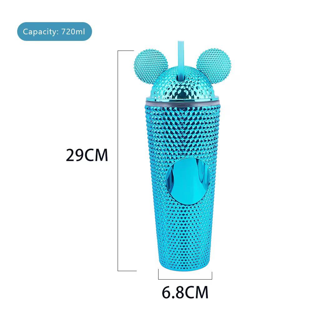 650ml Electroplated Durian Mouse Lid Electroplated Durian Cup