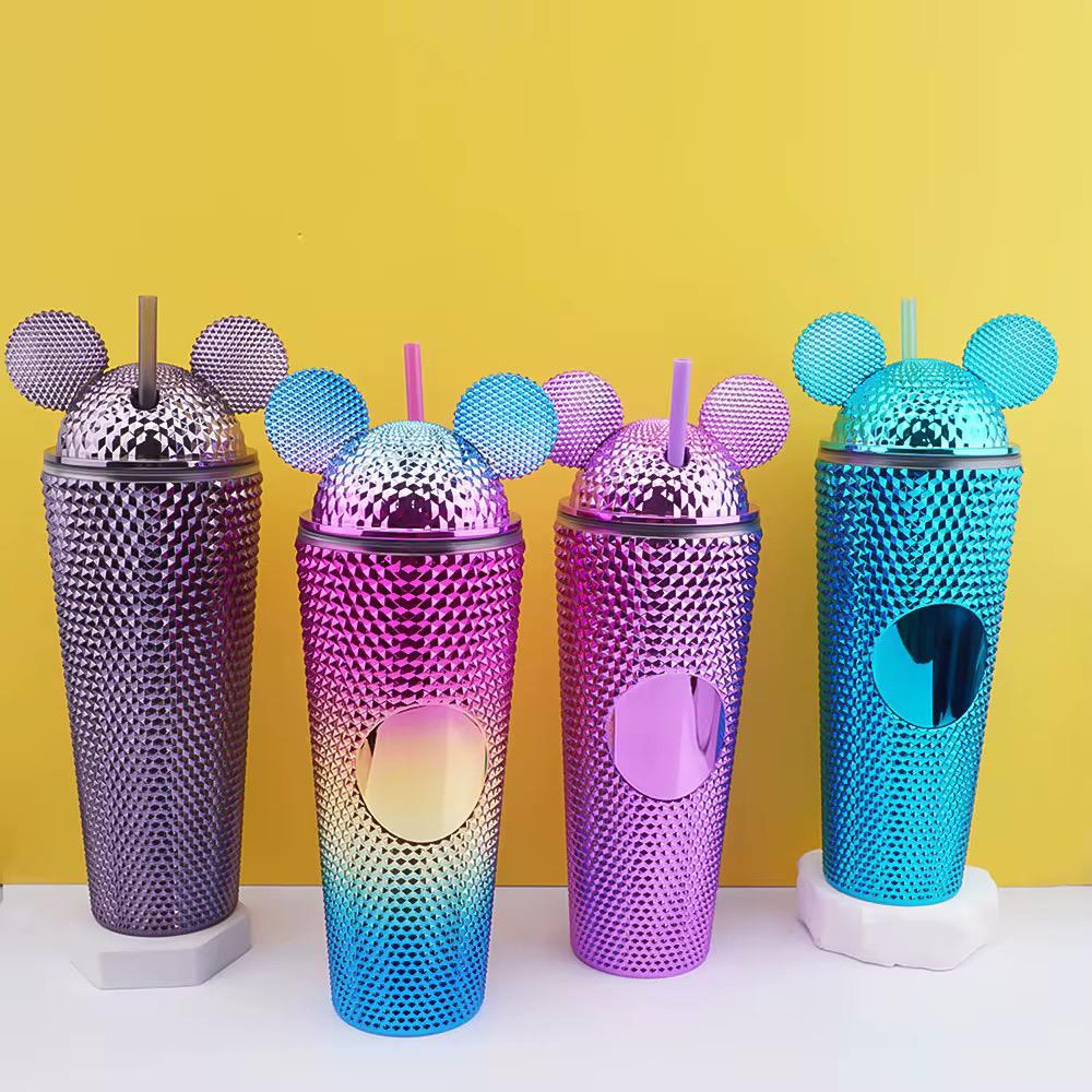650ml Electroplated Durian Mouse Lid Electroplated Durian Cup