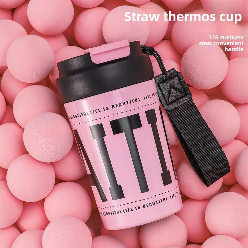 600ml Letter Insulated Mug
