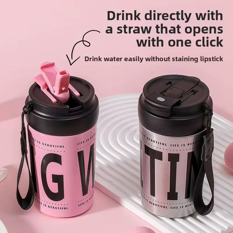600ml Letter Insulated Mug