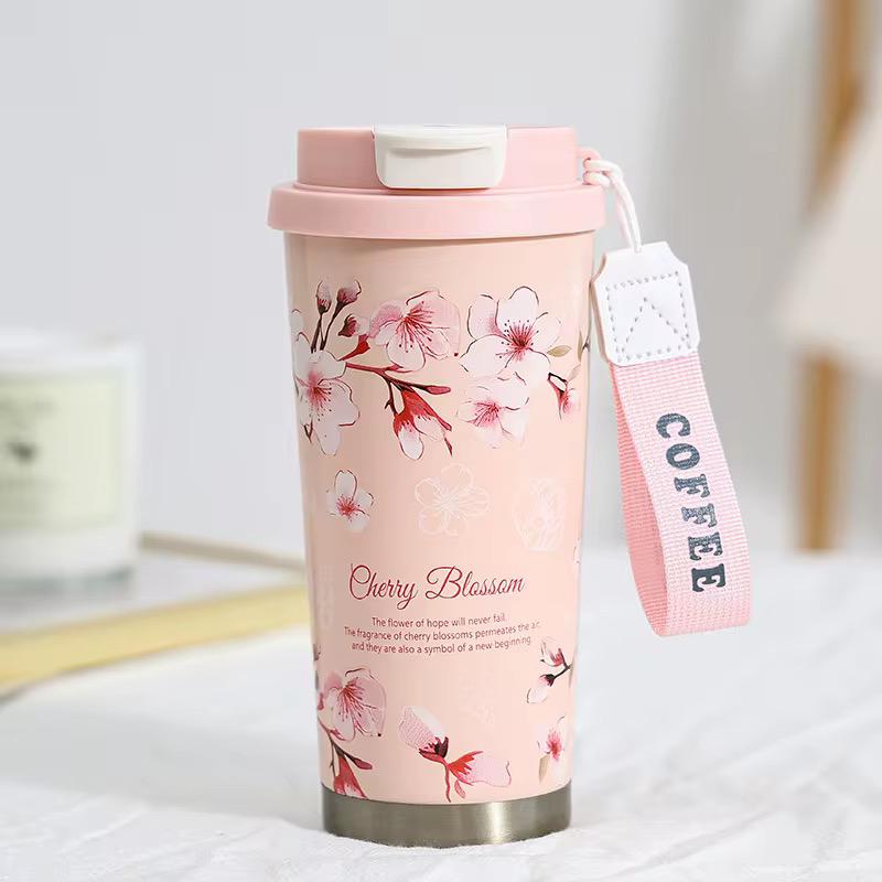 500ml Lily of the Valley Insulated Mug