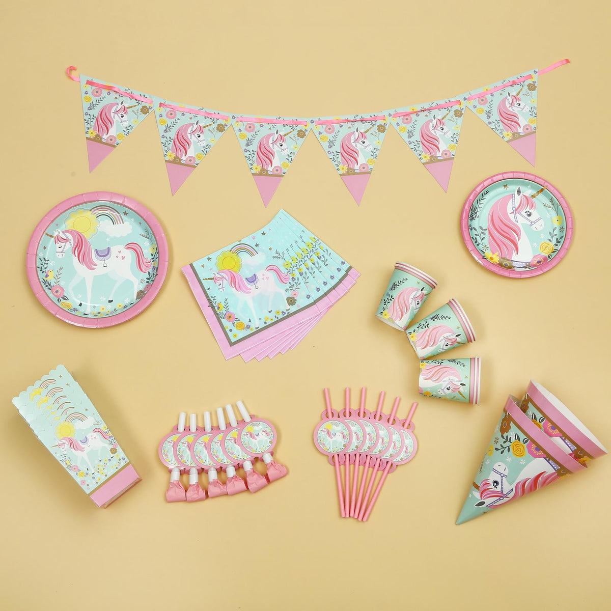 Full set of Birthday Pack pink