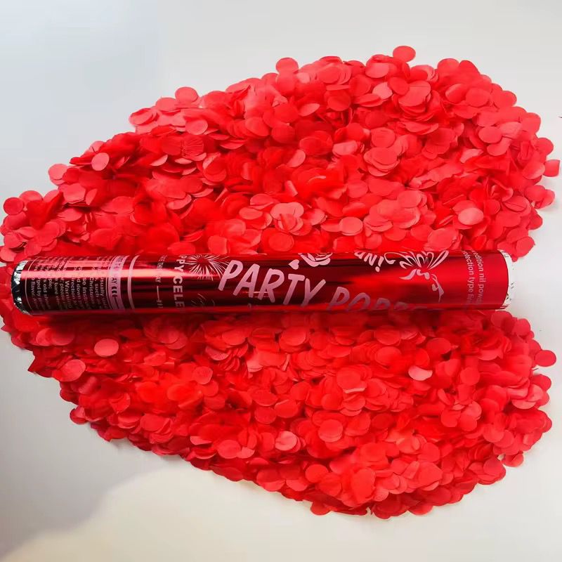 30cm mixed color party poppers