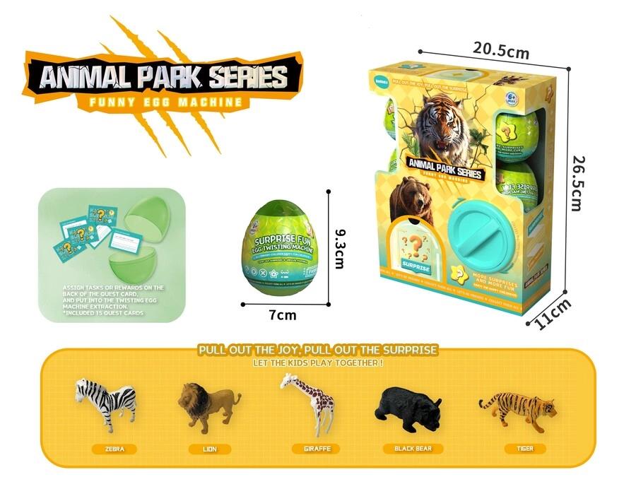 Fun Egg Twisters - Wild Animal Edition
