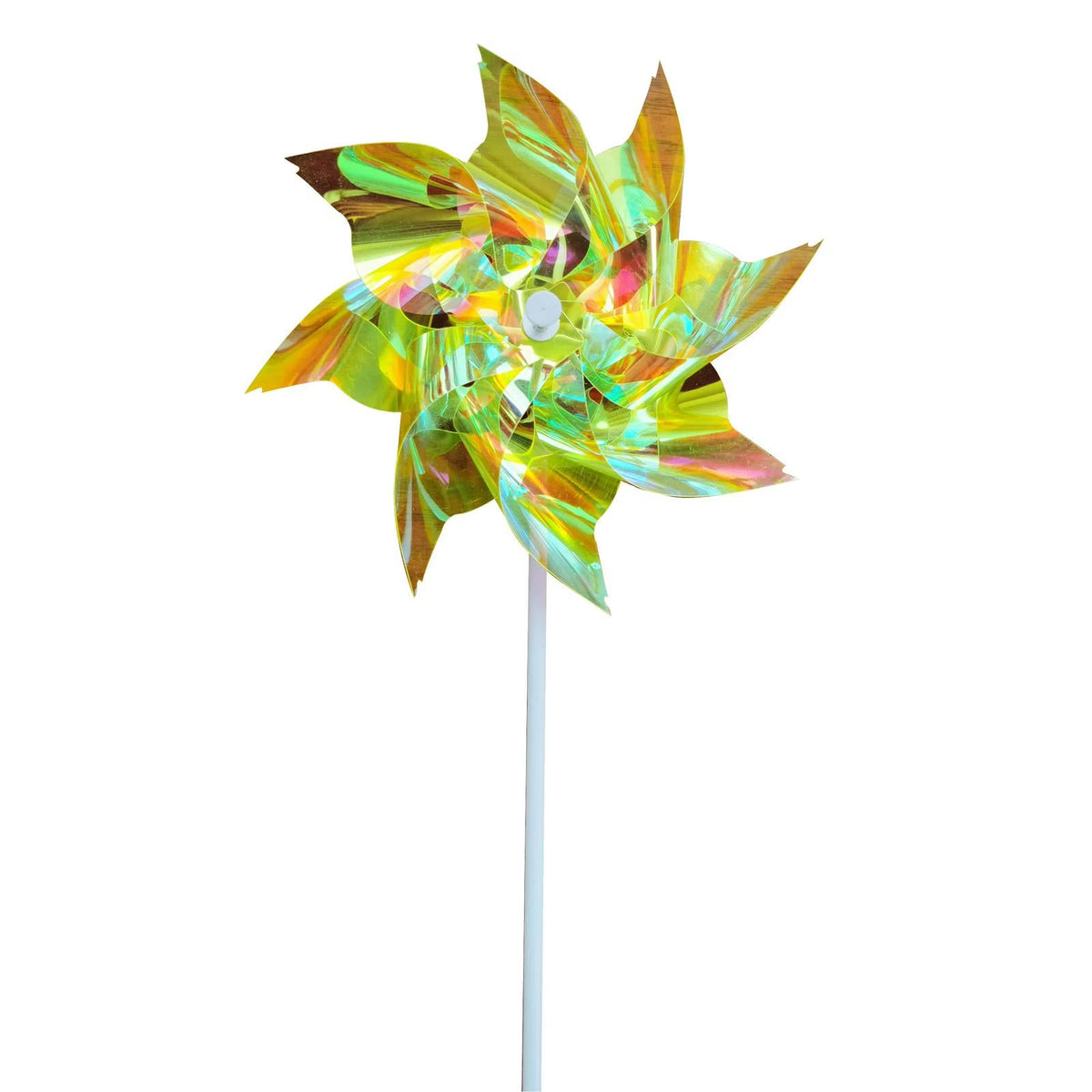 24cm monochrome iridescent fiberglass windmill