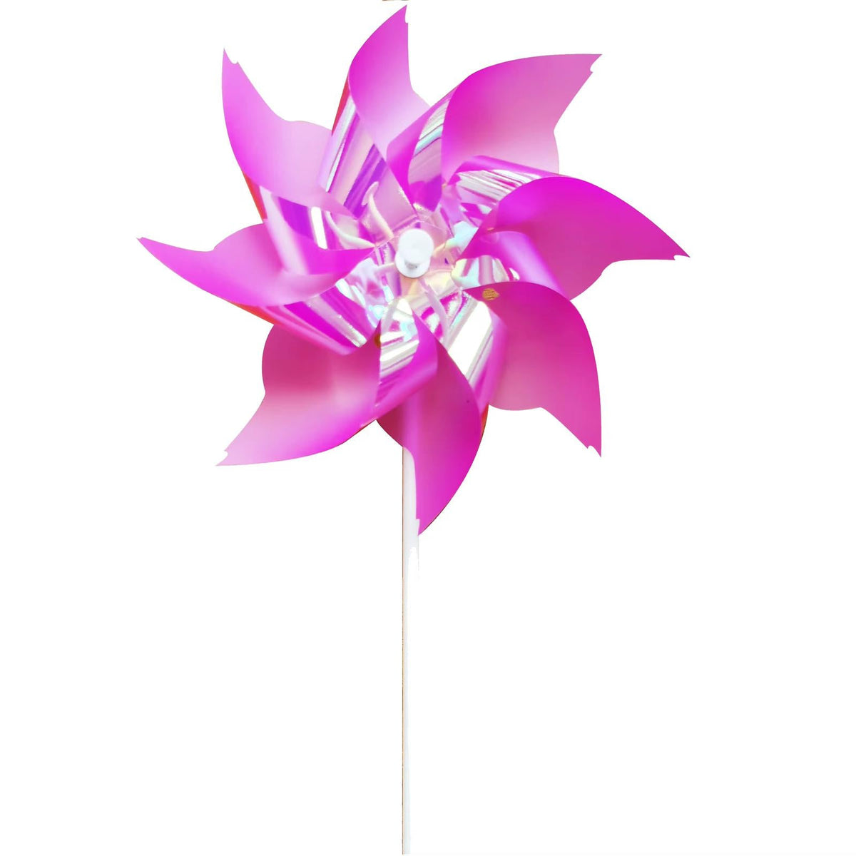 24cm monochrome iridescent fiberglass windmill