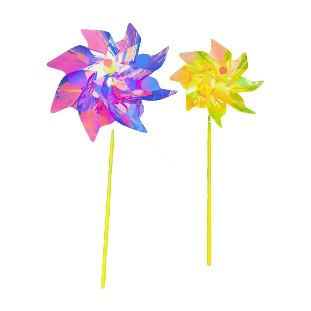 24cm monochrome iridescent fiberglass windmill