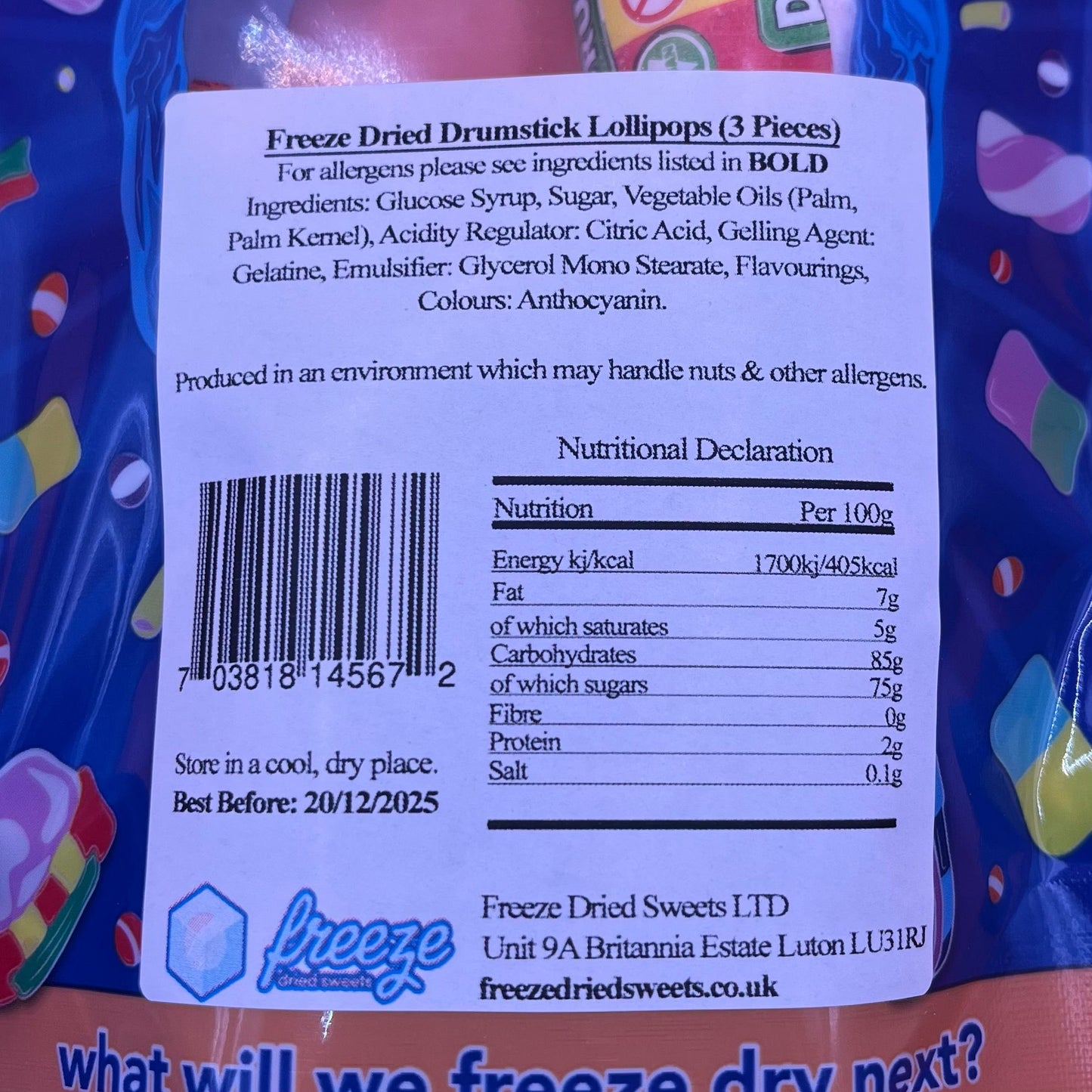 Freeze Dried Drumsticks - 150g