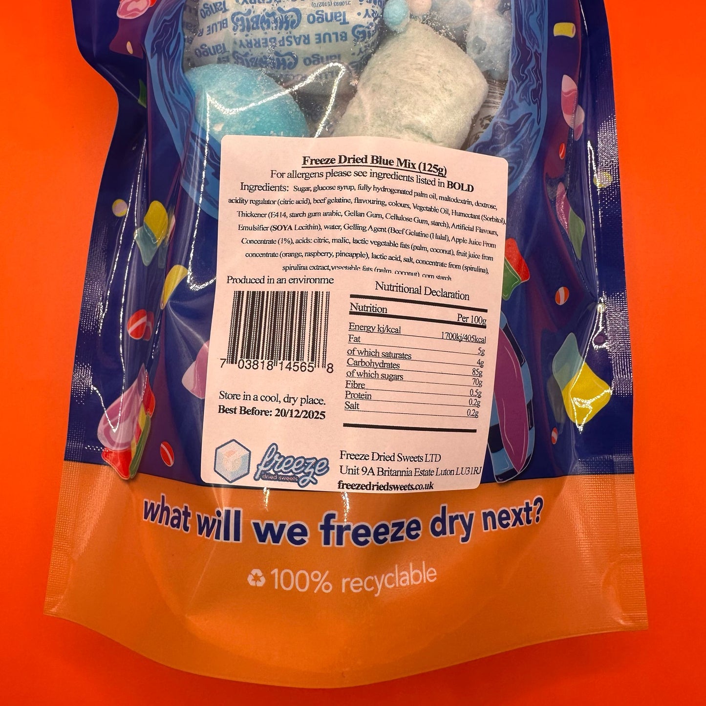Freeze Dried Blue Mix - 150g