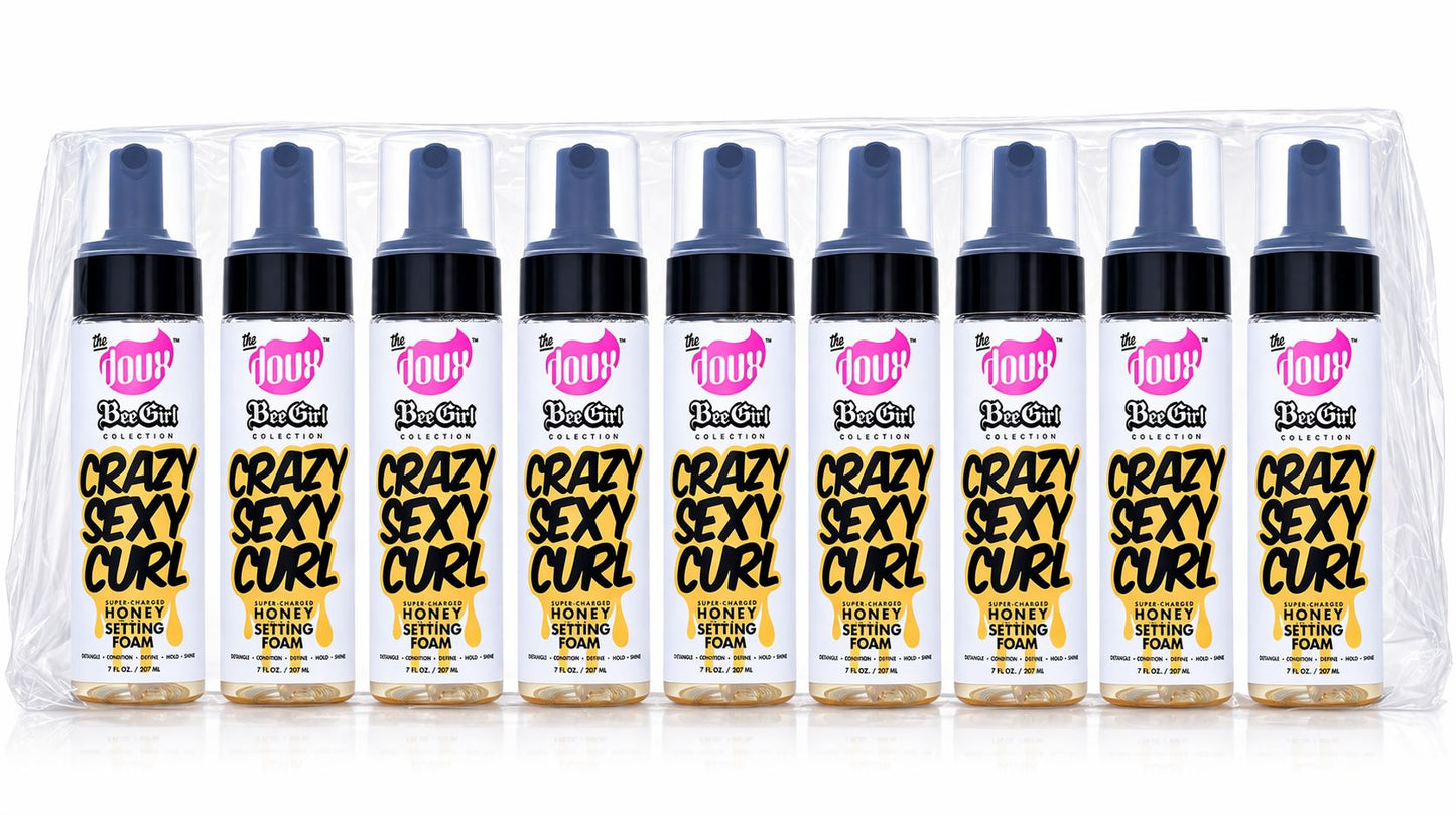 Crazy Sexy Curl Honey Foam Bundle (3/6/9 Pack) 7.5 oz