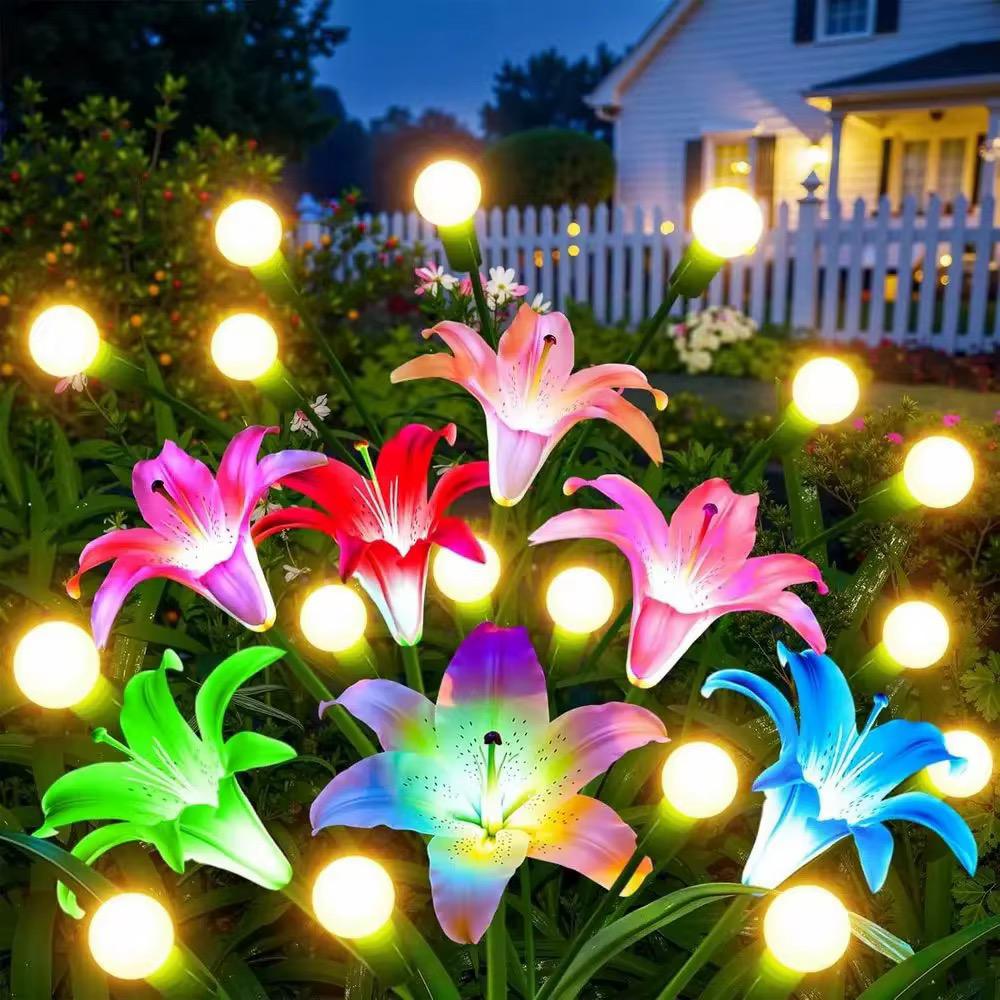 2pcs SOLAR POWER  Garden Lights (LILY)