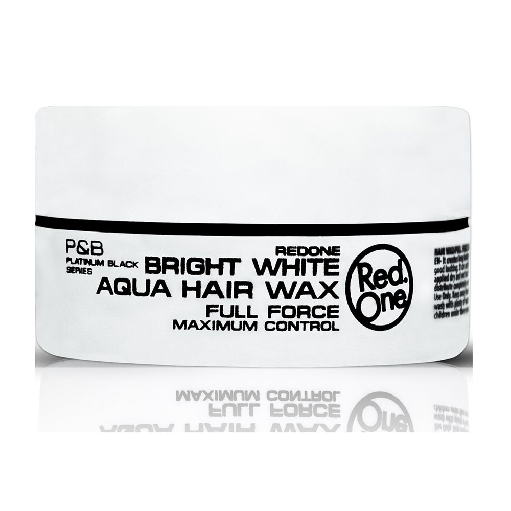 Redone Bright White Aqua Hair Wax: Strong Hold & Natural Finish for Men's Hair Styling 150 ml / 5.07 oz