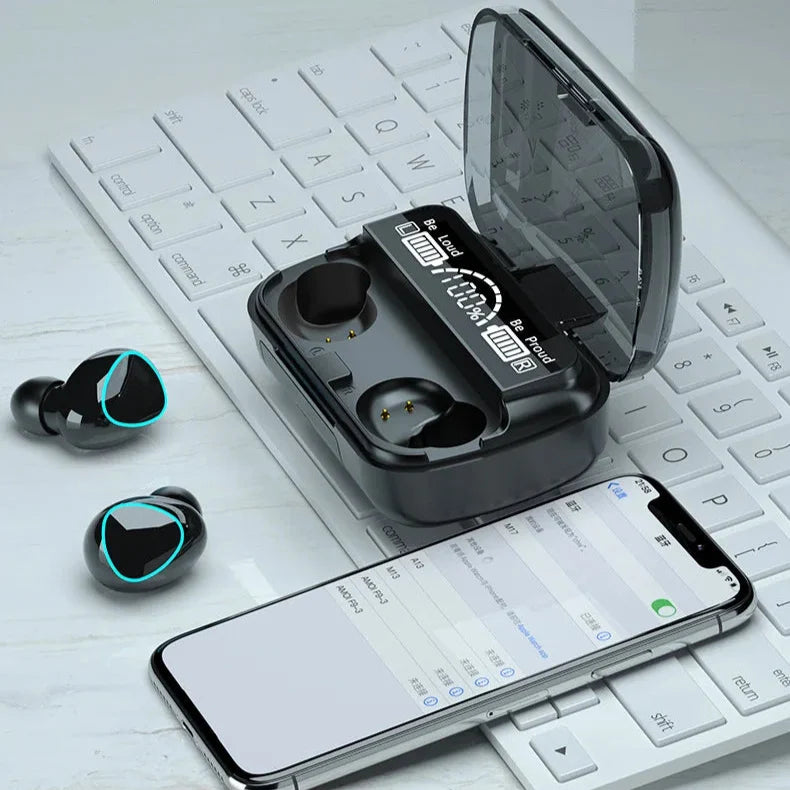 Wireless Earbuds Bluetooth Headphones with Power Bank - High Quality Sound, Sports, Music & Gaming Earphones