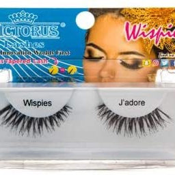 Victorus JADORE Wispies False Eyelashes Black | Volumizing & Reusable Strip Lashes