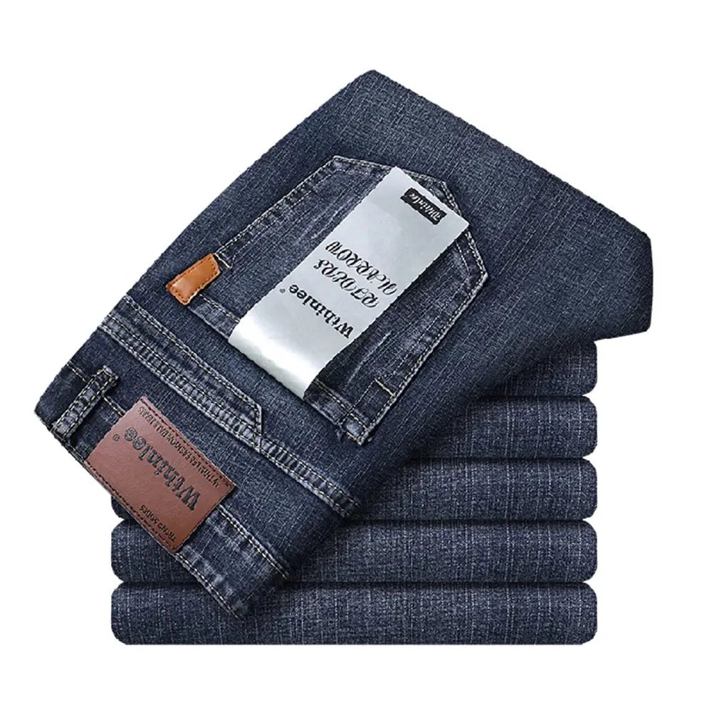 Withinlee Men's Light Blue Business Jeans – Classic Stretch Denim Trousers