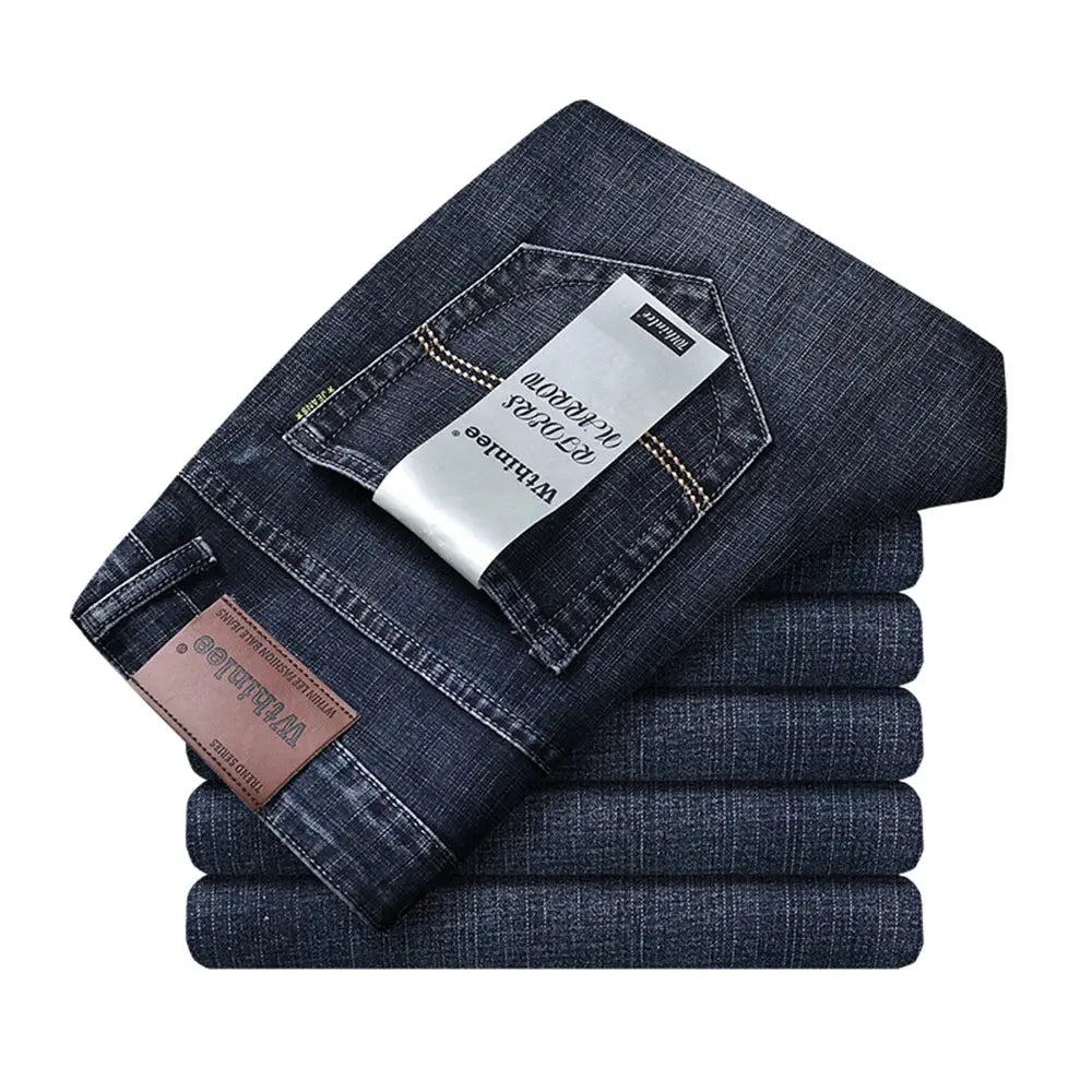 Withinlee Men's Light Blue Business Jeans – Classic Stretch Denim Trousers