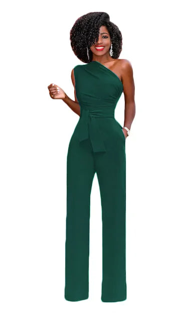 One Shoulder Rompers