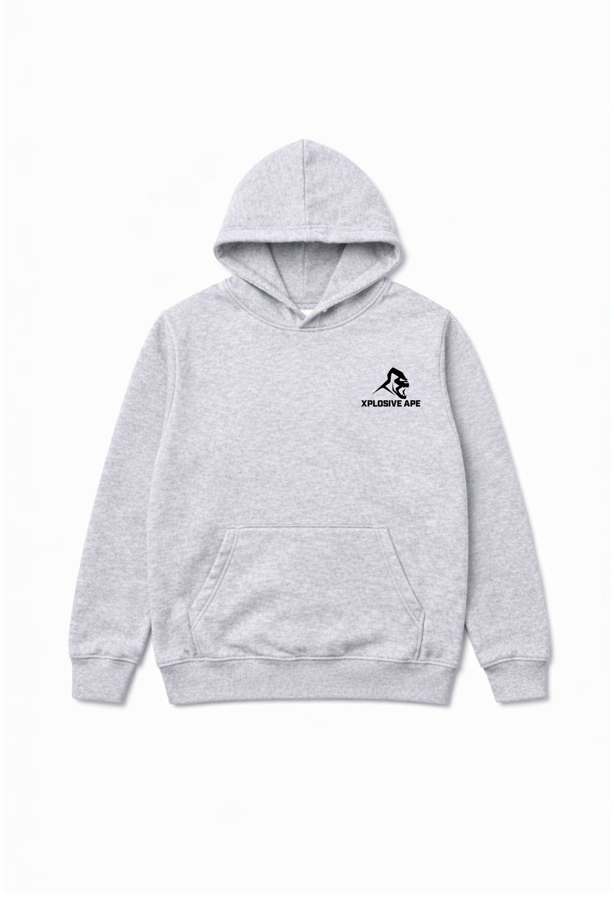 XAPE Splatter Graffiti V4 Hoodie - Heather Grey