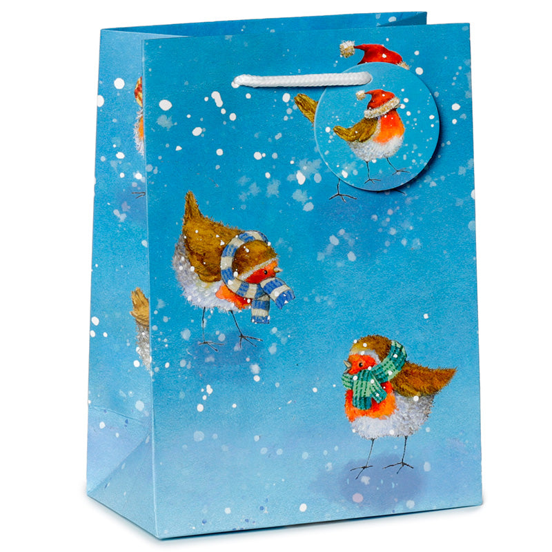 Christmas Gift Bag (Medium) - Jan Pashley Robin