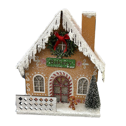 LED Decoration - Christmas Gingerbread Bakery