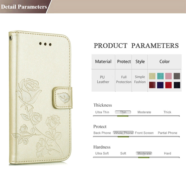 For Xiaomi Redmi Note 4X Roses Pressed Flowers Pattern Flip Leather Case with Holder & Card Slots & Wallet, For Xiaomi Redmi Note 4X