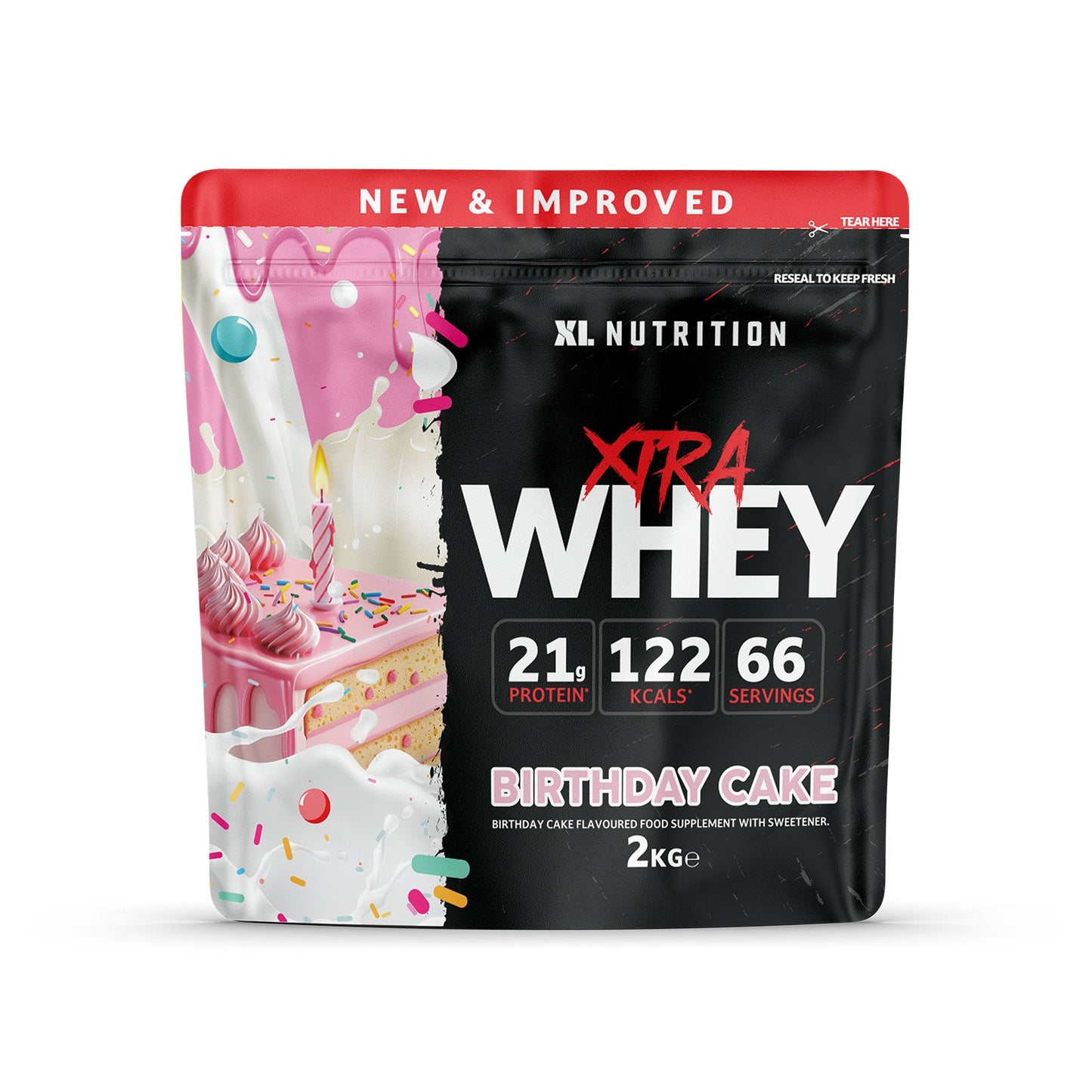 XL Nutrition XTRA Whey Protein Powder 2kg | Muscle Growth & Recovery