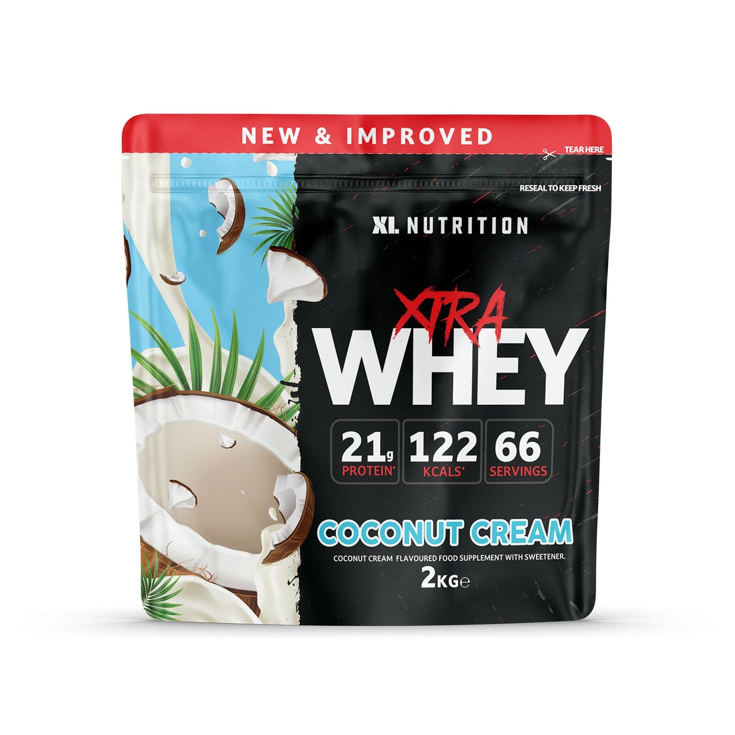 XL Nutrition XTRA Whey Protein Powder 2kg | Muscle Growth & Recovery