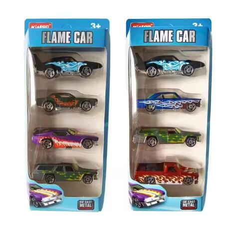 1:64 scale alloy fire-patterned gliding car metal