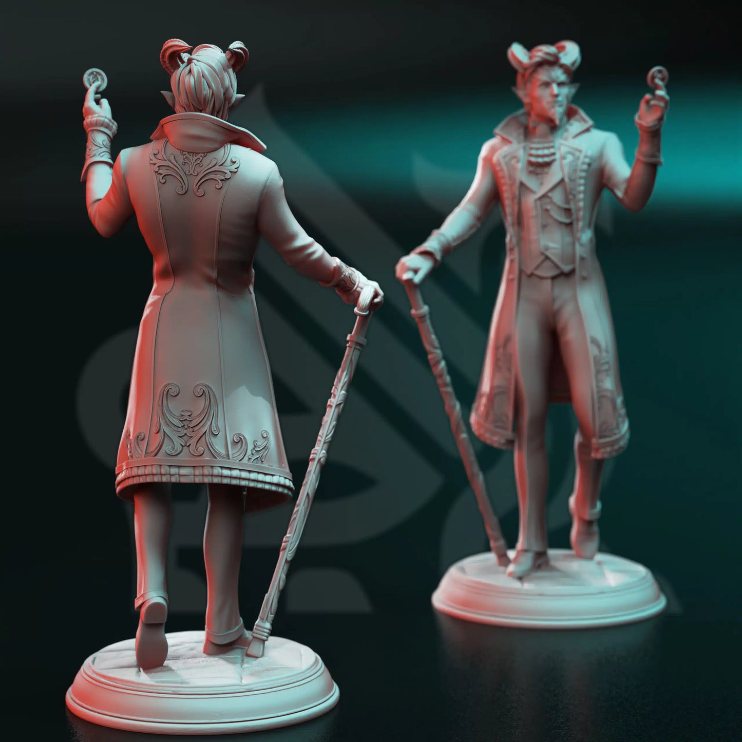 Xarvir Barikdral – The Lucky Devil - 3D Printed Rogue Miniature