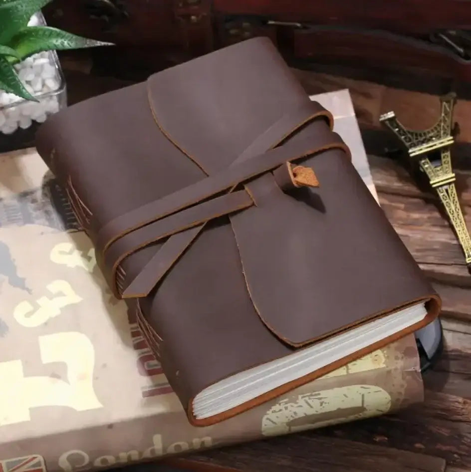 Vintage Traveler’s Diary – Classic Leather Journal for Notes & Adventures