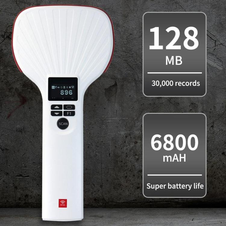 Long Range RFID UHF Portable Handheld Bluetooth Reader, Style: Standard + 2D Head, Standard + 2D Head, EU Plug, Standard + 2D Head, US Plug, Standard + 2D Head, UK Plug