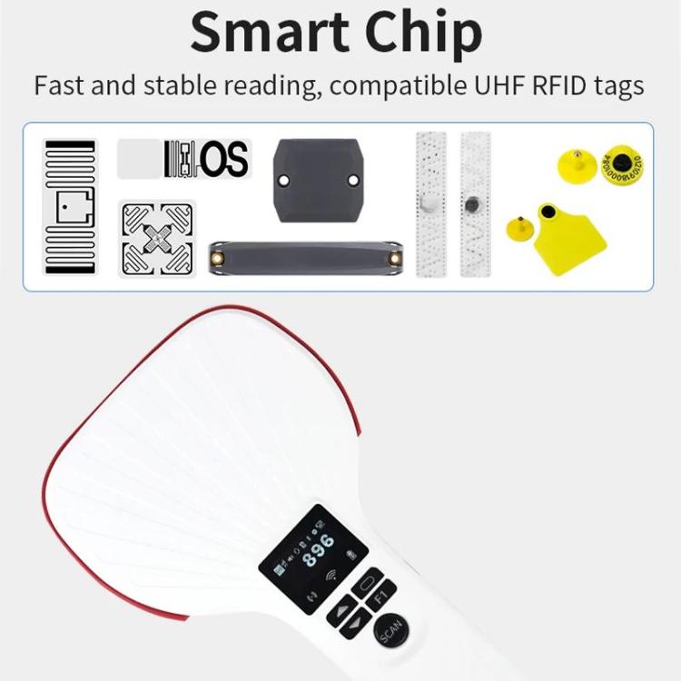 E710 Chip Long Range RFID UHF Portable Handheld Bluetooth Reader, Style: Enhanced, Enhanced, EU Plug, Enhanced, US Plug, Enhanced, UK Plug