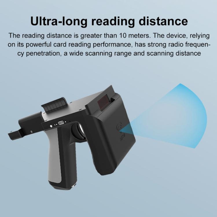 UHF RFID Radio Frequency High Performance Handheld Back Clip Bluetooth Communication Reader, Style: Bluetooth RFID Reading and Writing + One/Two-dimensional Code Scanning, Bluetooth RFID Reading and Writing + One/Two-dimensional Code Scanning
