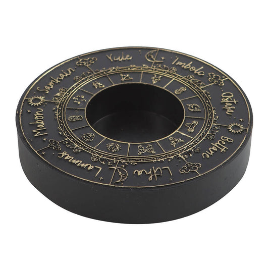 Gothic Gifts Wheel of the Year Tealight Candle Holder