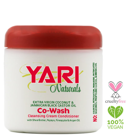 Yari Naturals Extra Virgin Coconut Oil & Jamaican Black Castor Oil Conditioner - Strengthening & Growth for Dry, Damaged & Natural Hair 475ml