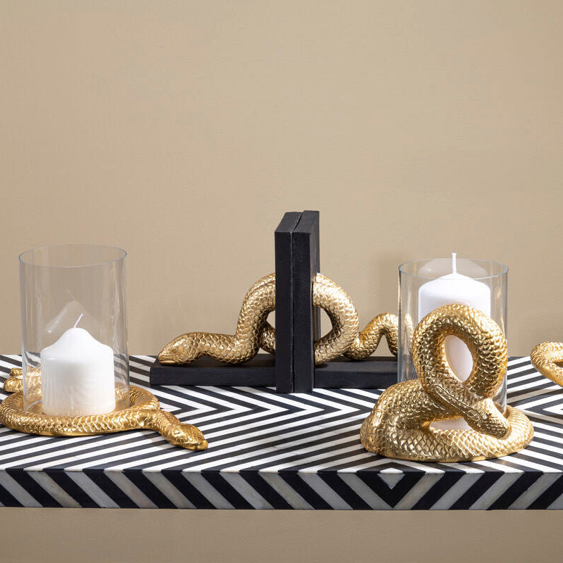 Serpent Bookends